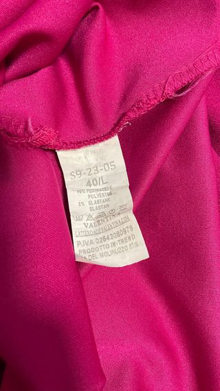 Vestido midi fucsia