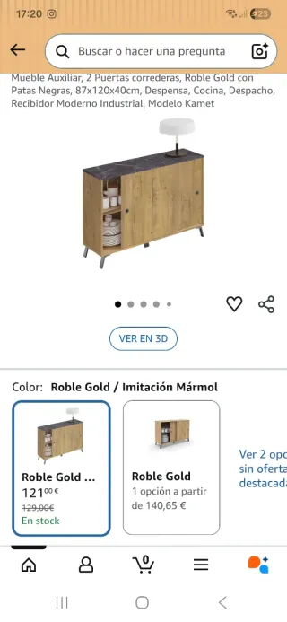 Aparador vintage madera