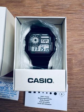 Casio AE-1200 Acero y Cristal mineral