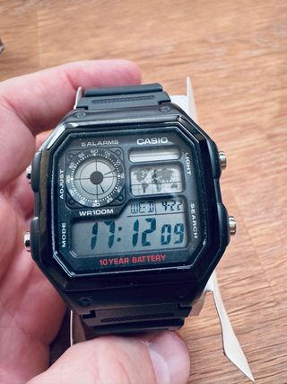 Casio AE-1200 Acero y Cristal mineral