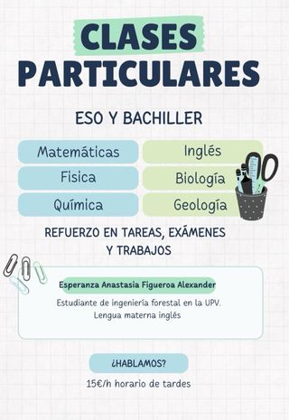 Profesora particular valencia