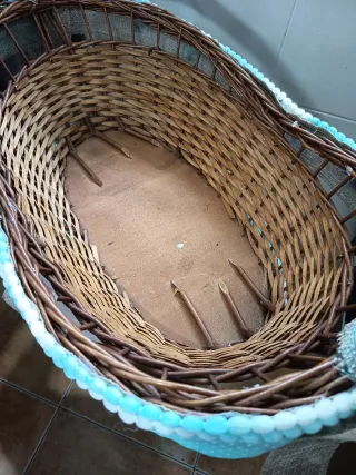 Cesta de Mimbre Artesanal - Especial Comuniones