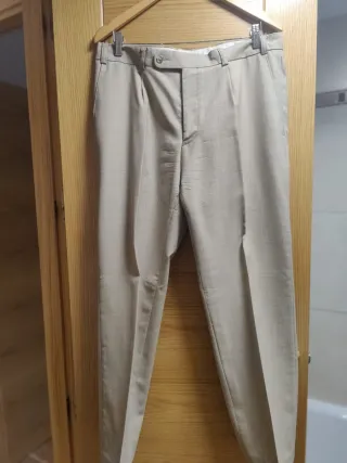 Traje de caballero verde/gris