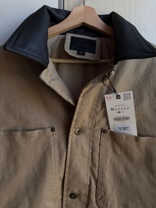 Chaqueta cazadora beige