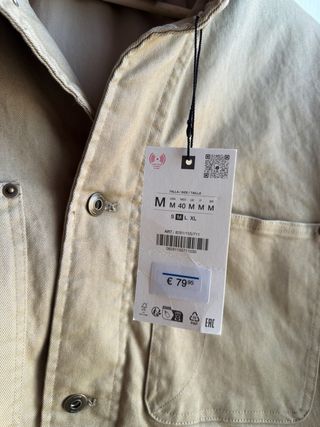 Chaqueta cazadora beige