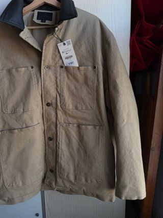 Chaqueta cazadora beige