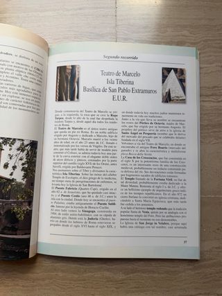 Libro Roma y Vaticano con pósters