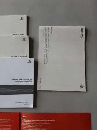 Lote de 3 manuales PSP Sony
