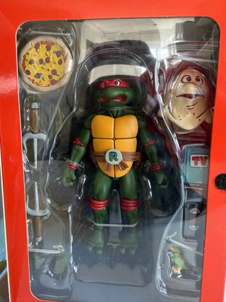 NECA TMNT Raphael Pizza Club Figura