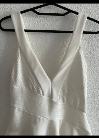 Vestido ASOS blanco fiesta