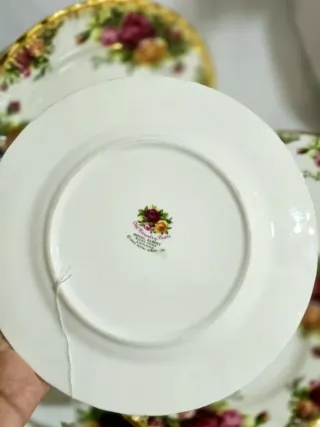6 Platos Postre Royal Albert Porcelana Inglesa