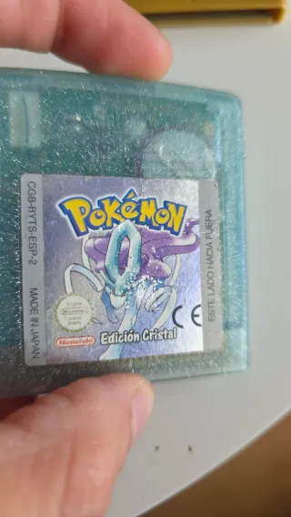 Pokemon Cristal Edición Juego Game Boy Color