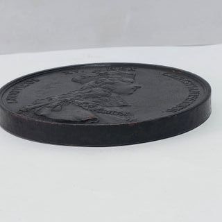 Antica Medaglia Luigi XV Incoronazione 1722 Bronzo