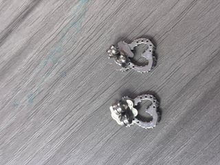 Pendientes Ositos Plata Multicolor