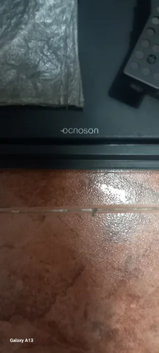 Tocadiscos Ocnoson Negro/Plata