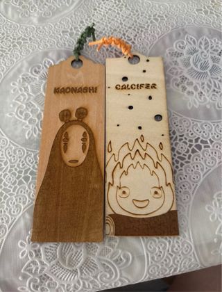 Marcapáginas Madera Studio Ghibli