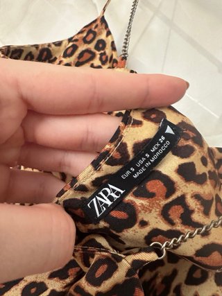 Top tirantes Zara seda lencero S