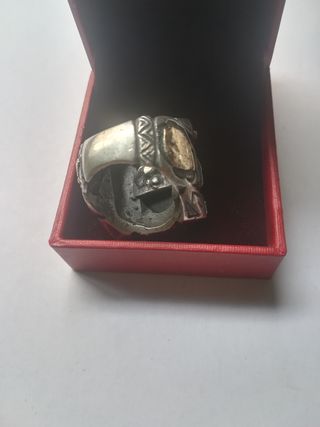 Anillo Plata Grande Diseño Serpiente