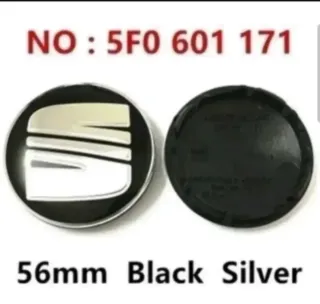 TAPABUJES CENTRO RUEDA LLANTA SEAT 56mm 5F0601171