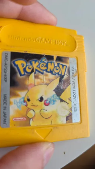 Pokemon Amarillo Game Boy DMG-APSS-ESP