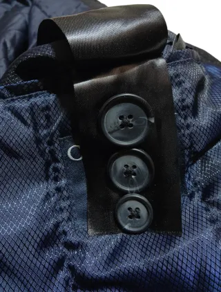 CANDA caban uomo nero ottime condizioni tasche M