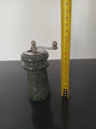 Macinapepe Marmo Verde 13cm Vintage