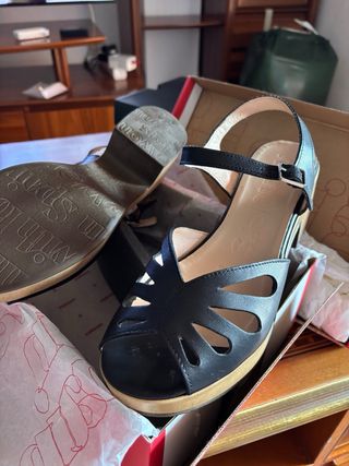 Sandalias mujer negras y marrones nuevas