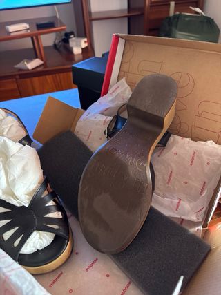 Sandalias mujer negras y marrones nuevas