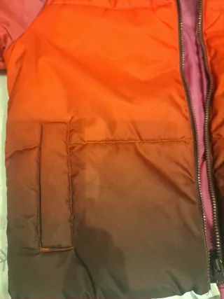 Chaqueta JJXX chica degradado rojo/morado.