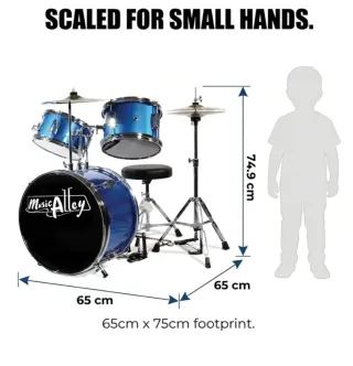 Batería Infantil Music Alley Azul