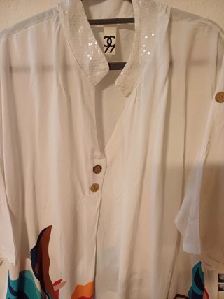 Abito donna XXL nuovo fantasia floreale