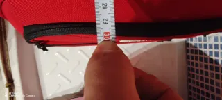 Maleta de viaje roja