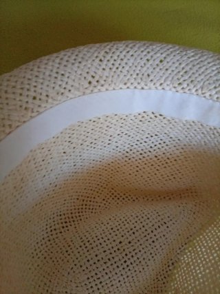 Cappello Panama Tg. 58 Beige/Bianco