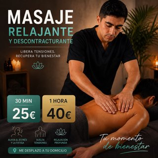 Servicios de masajes relajantes