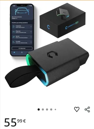 Carista EVO, lector OBD2 bluetooth, diagnosis coch