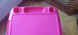 Pupitre infantil rosa y morado
