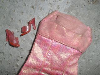 Barbie Pink Dress Vintage Original Mattel New