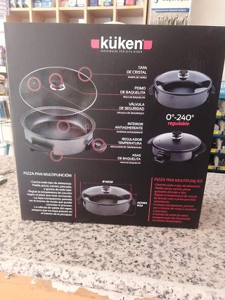 Küken Pizza Pan Eléctrica Multifunción 1500W