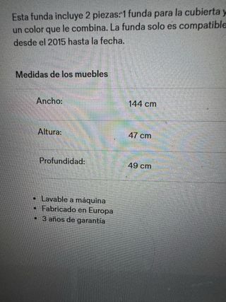 Banco Baúl Stocksund Ikea Gris con funda nueva sin