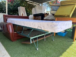 Sofá cama individual vintage