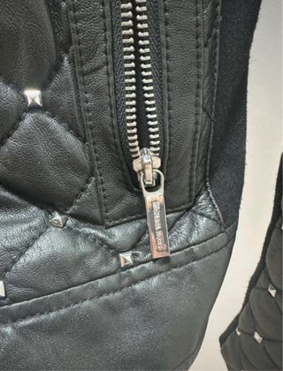 Cazadora Michael Kors Talla 2 Negra Tachuelas