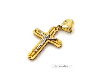 crucifijo oro 18k