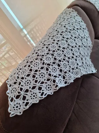 Lote 5 Piezas Crochet Blanco