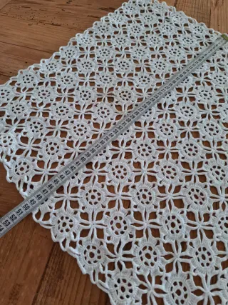 Lote 5 Piezas Crochet Blanco