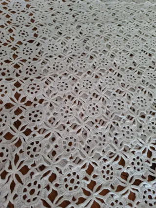 Lote 5 Piezas Crochet Blanco