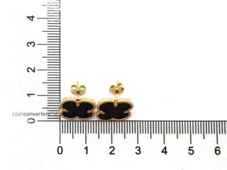 pendientes oro 18k con piedra con onix