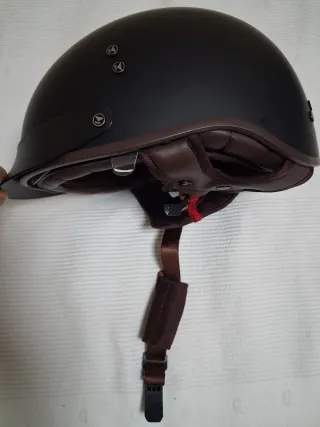 Casco adulto moto DOT F02 negro talla xl