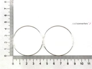 argollas plata 925mm