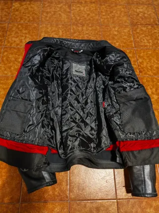 Giacca moto Spyke vera pelle tg.56