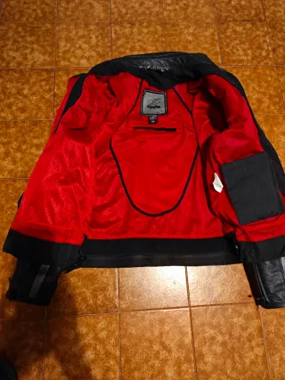 Giacca moto Spyke vera pelle tg.56